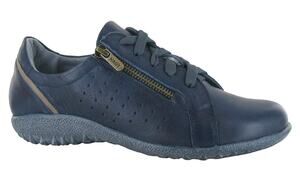 Naot Womens Moko Oxford Sneakers EU 35 US 4 M Navy Blue Nubuck Leather NWOB